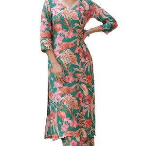 Women's Straight Kurta with Palazzo