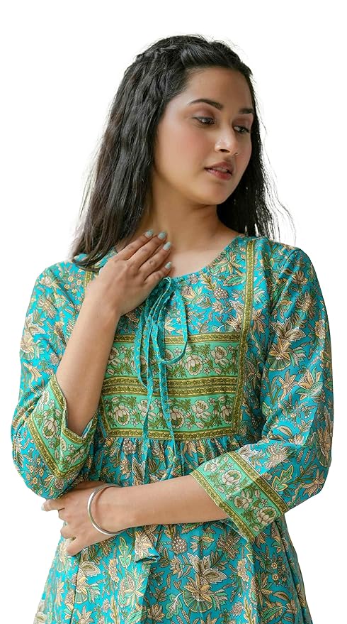Women’s Printed A-Line Short Kurti