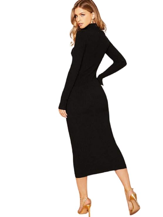 Women's Bodycon Knee Length Dress - Image 4