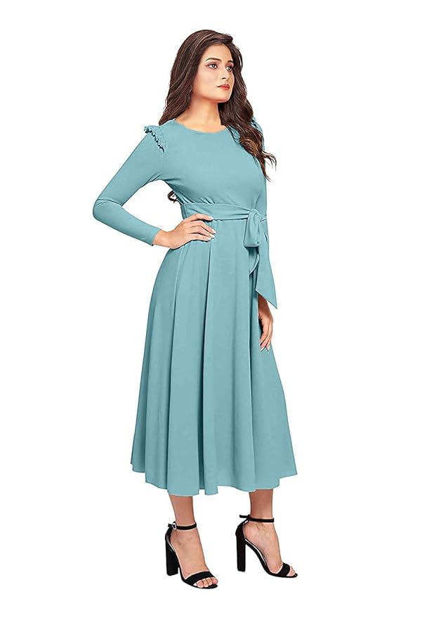 WOMEN’S A-LINE MAXI DRESS - Image 3