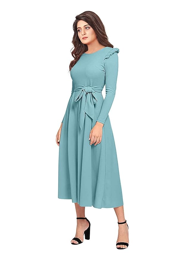 WOMEN’S A-LINE MAXI DRESS - Image 2