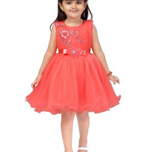 Girl's net Knee-Length Dress