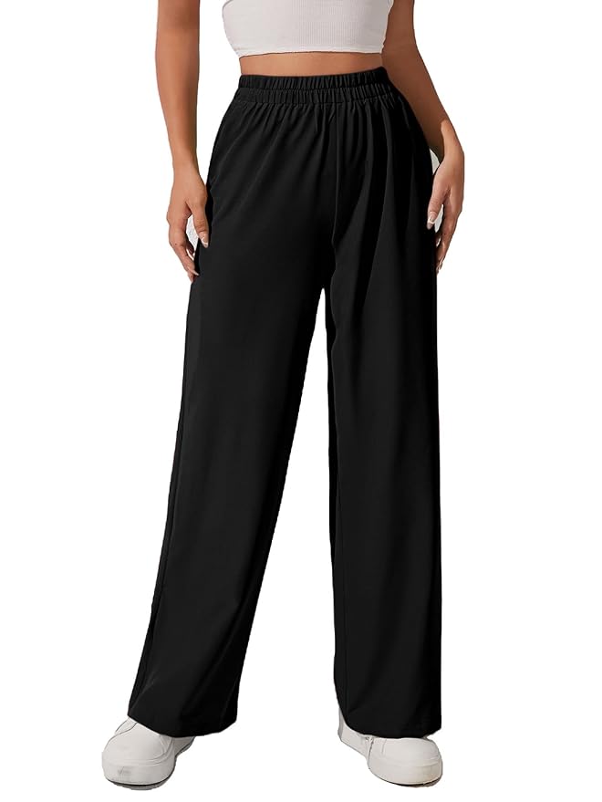 Women & Girls' Oversized Wide Leg Baggy Pants Trousers