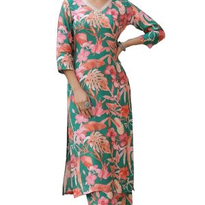 Women's Straight Kurta with Palazzo