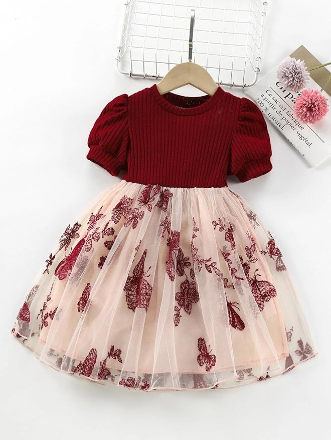 Girls Cap Sleeve Dress - Image 3