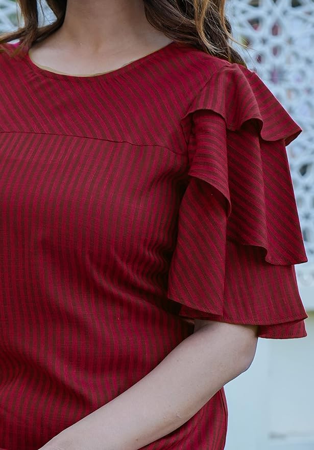 Women’s Printed Straight Regular Fit Top For Women - Image 6