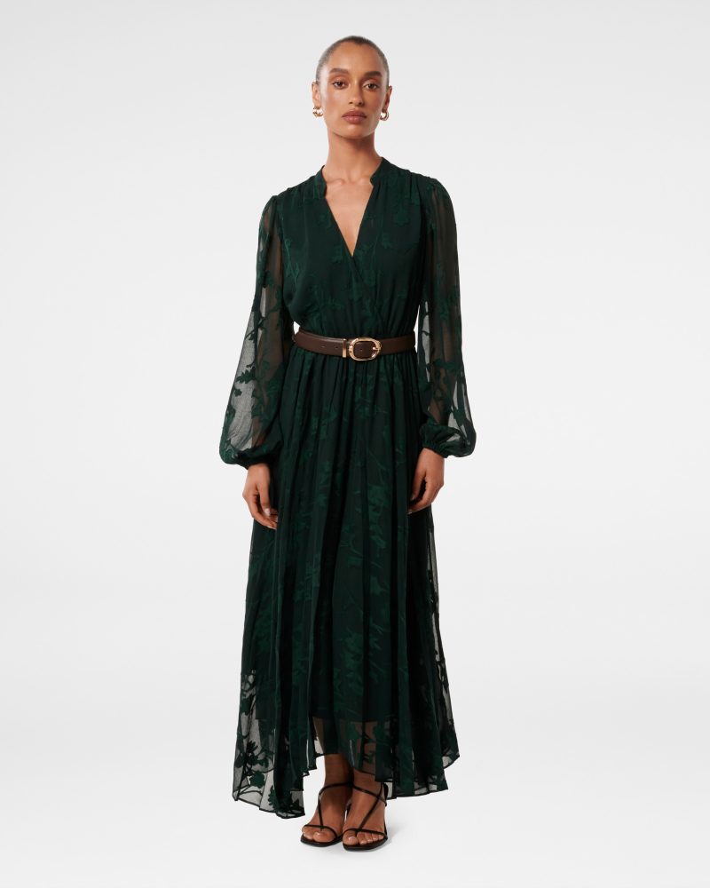 Gabriella Petite Textured Midi Dress