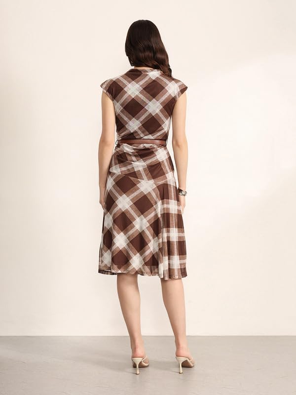 Kazo Manor Midi Dress with Belt - Image 2